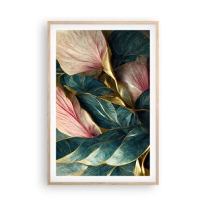 Poster in light oak frame - Natural Elegance and Style - 61x91 cm