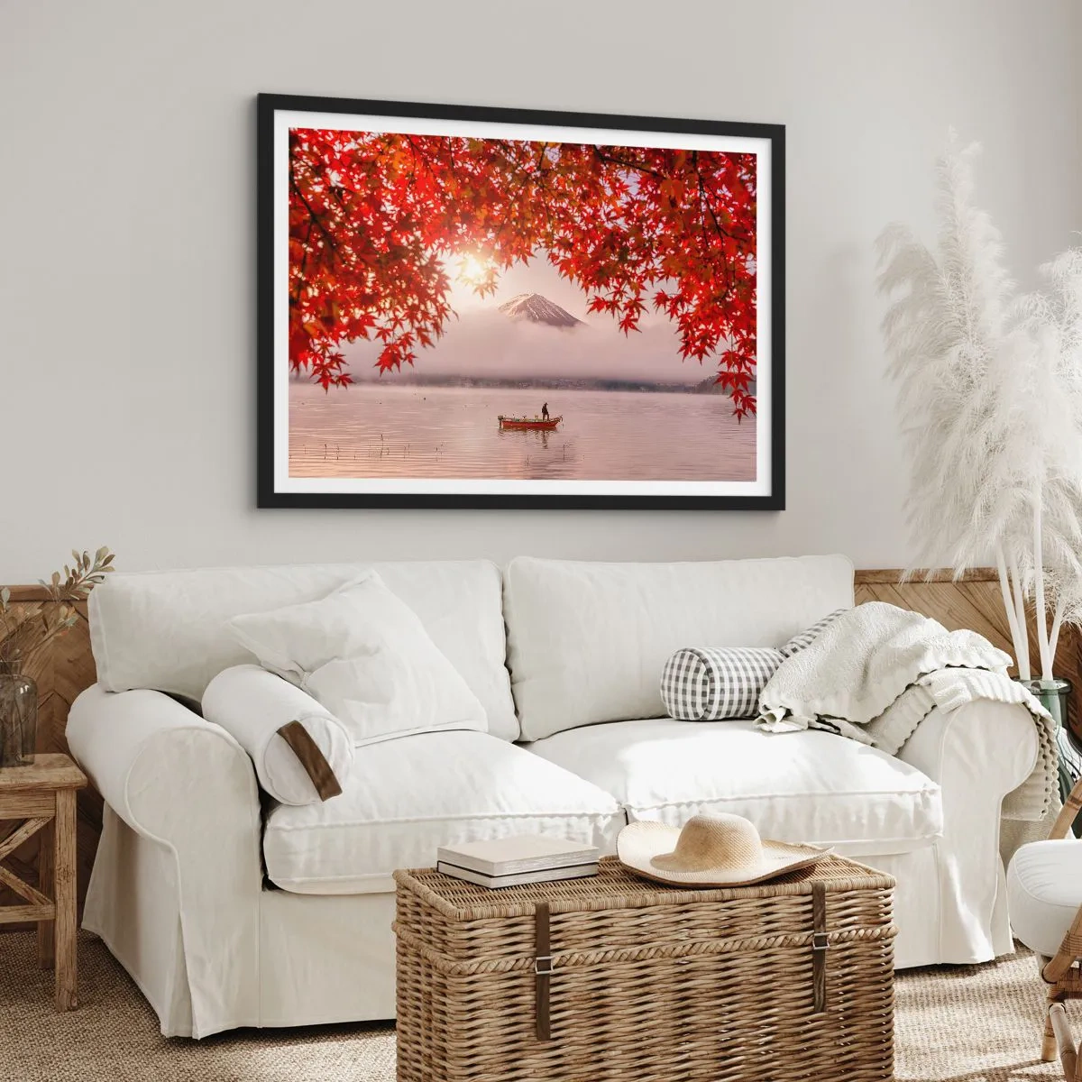 Poster in black frame - In Japanese Style - 50x40 cm