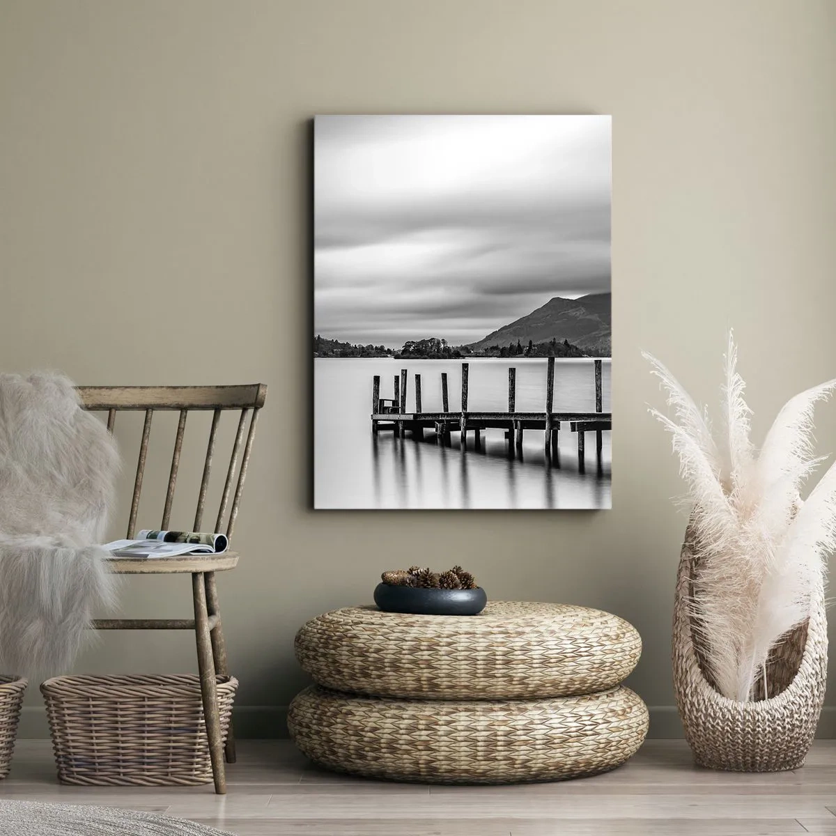 Canvas picture - Tranquility and Power - 65x120 cm