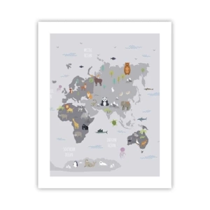 Poster - Tell Me Where You Are From - 40x50 cm