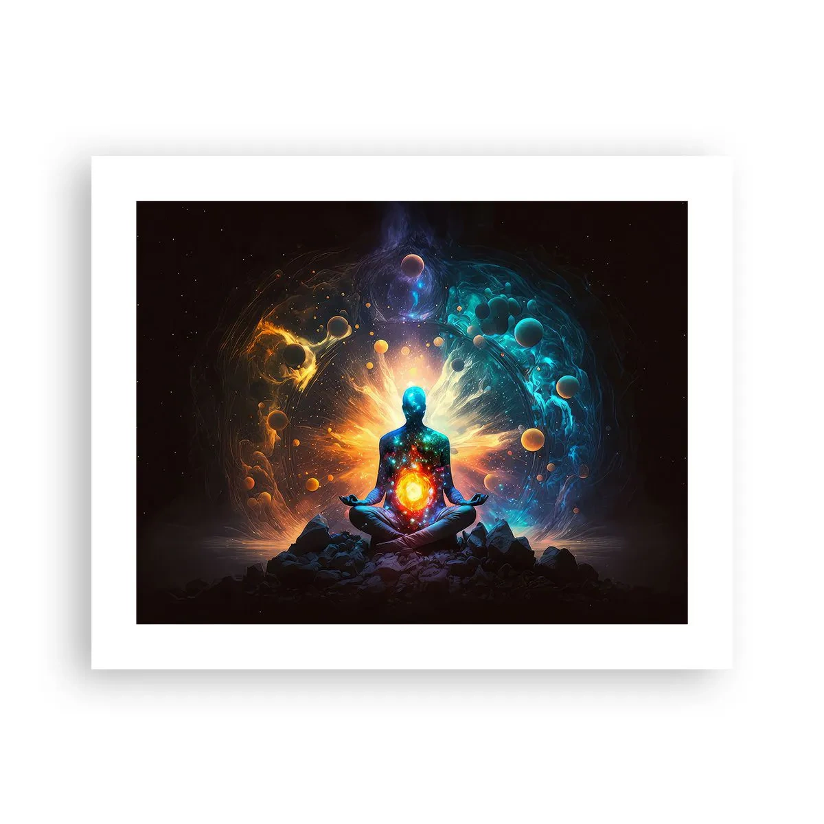 Poster - Cosmic Calm - 50x40 cm