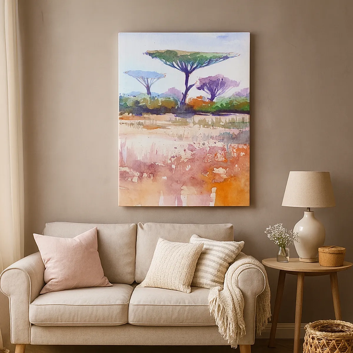 Canvas picture - Colour of Savannah - 50x70 cm