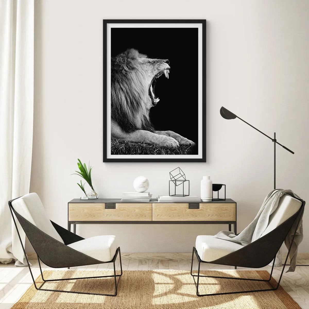 Poster in black frame - Without Any Doubt - 30x40 cm