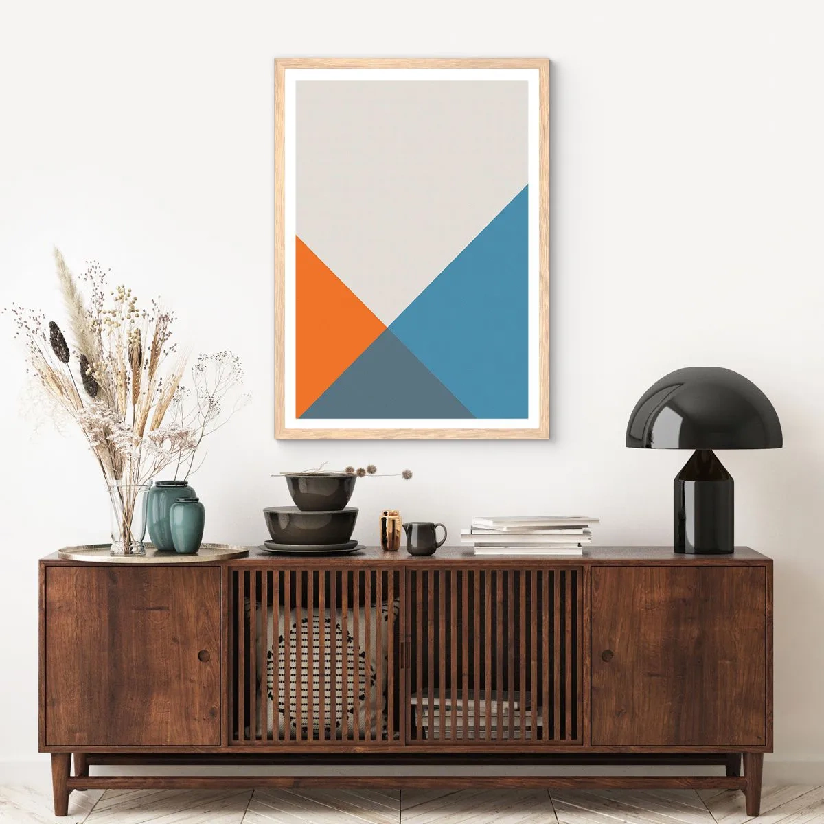 Poster in light oak frame - At an Angle… - 61x91 cm
