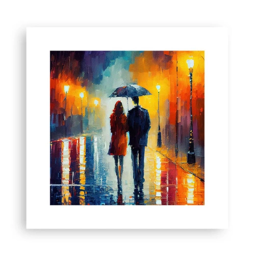 Poster - Together - Colourful Night - 30x30 cm