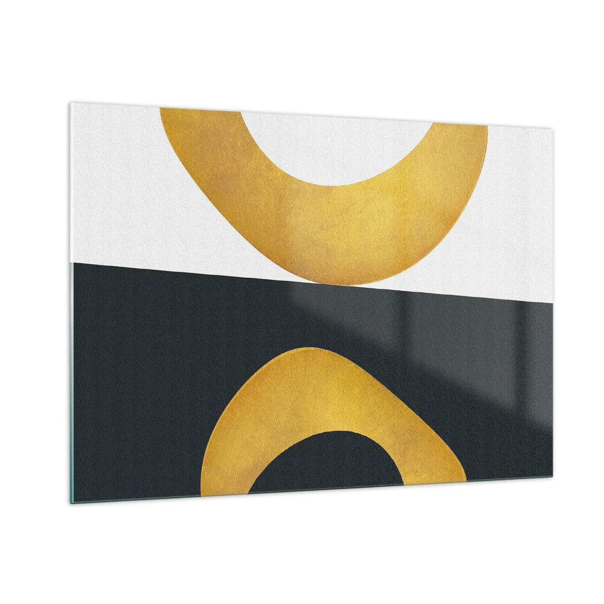 Glass picture - First Of All: Gold - 100x70 cm