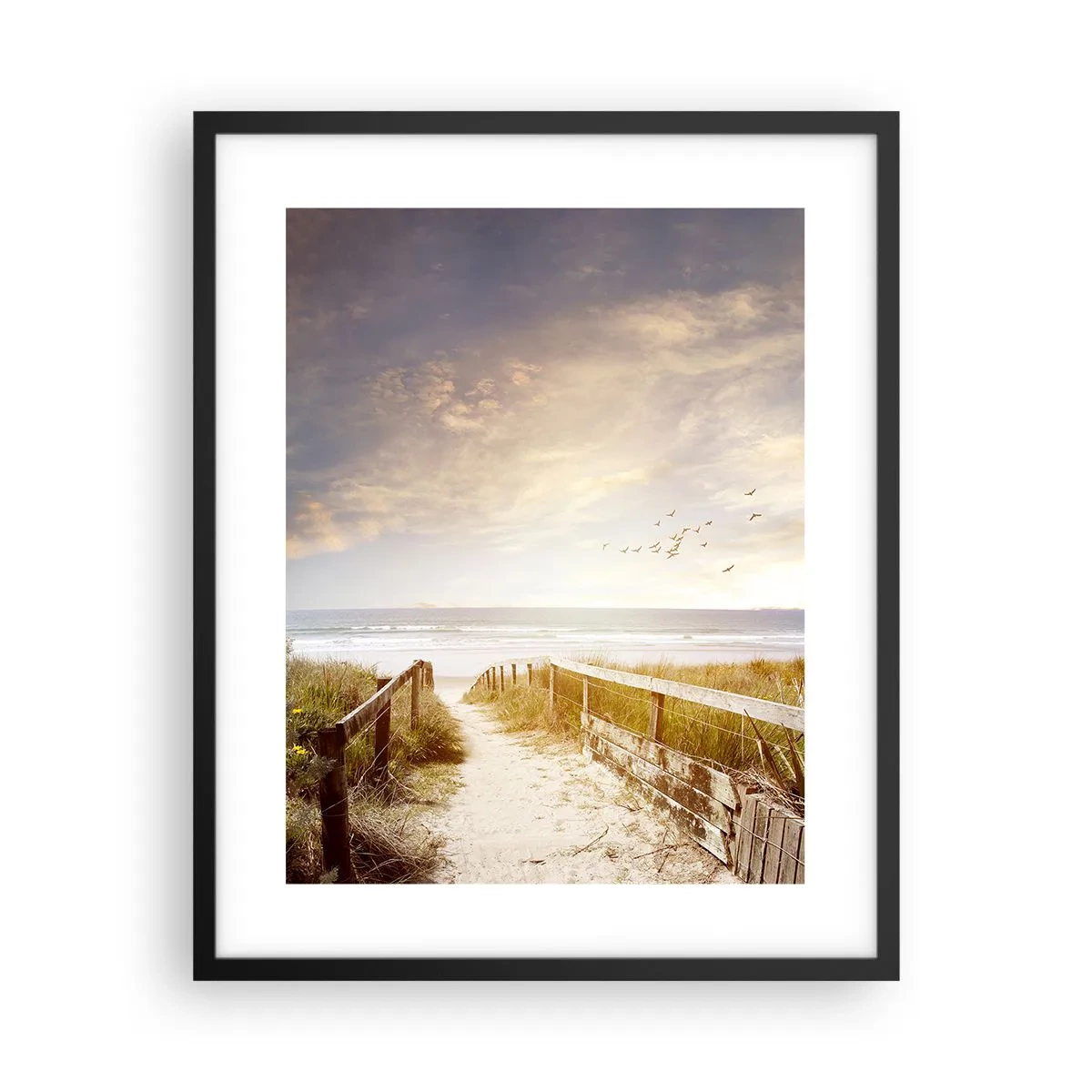 Poster in black frame - Space of Tranquility - 40x50 cm