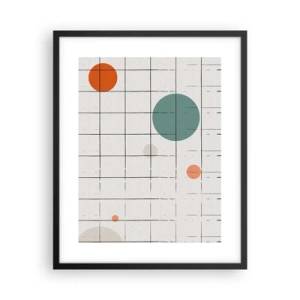 Poster in black frame - Imprisoned. Us or Them? - 40x50 cm