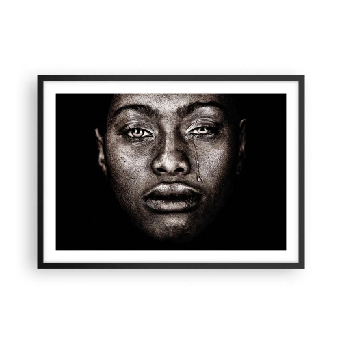 Poster in black frame - One Tear - 70x50 cm