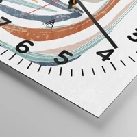 Clock face with numbers