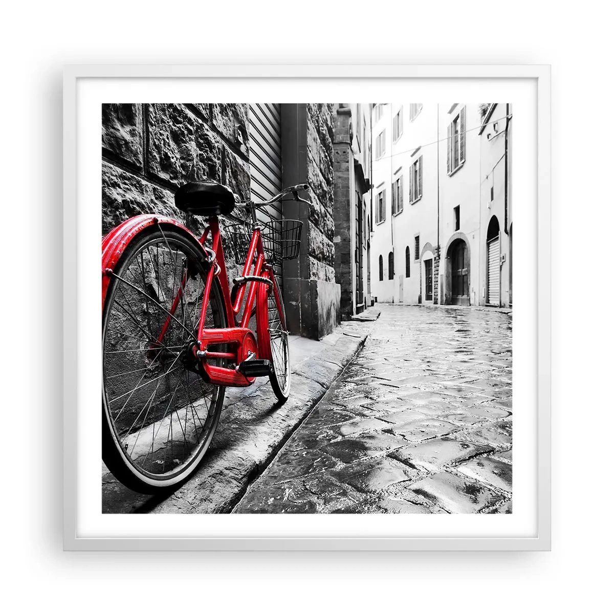 Poster in white frmae - Real Beauty Does Not Age - 60x60 cm