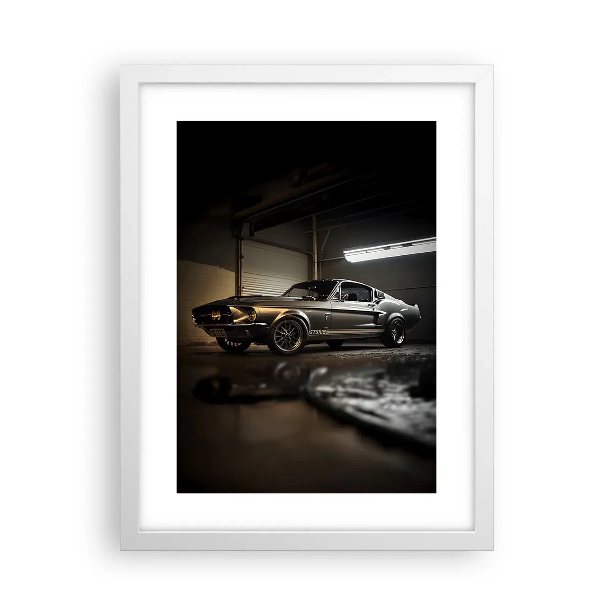 Poster in white frmae - Back to the Future - 30x40 cm