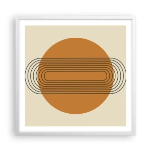 Poster in white frmae - Perfect Plan - 60x60 cm