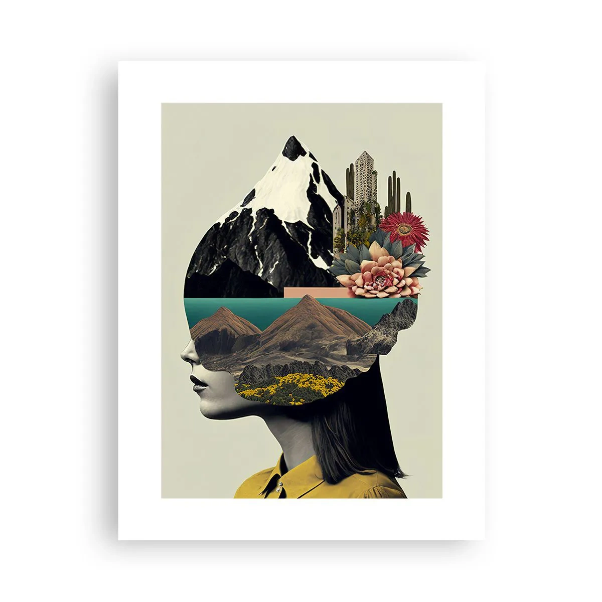 Poster - Woman - Always a Mystery - 30x40 cm