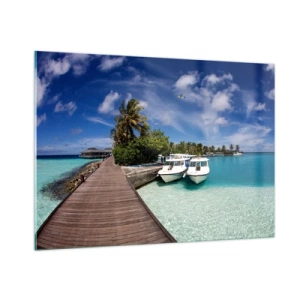 Glass picture - So Paradise Exists - 100x70 cm