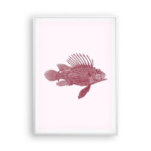 Poster in white frmae - Dweller of Exotic Waters - 70x100 cm
