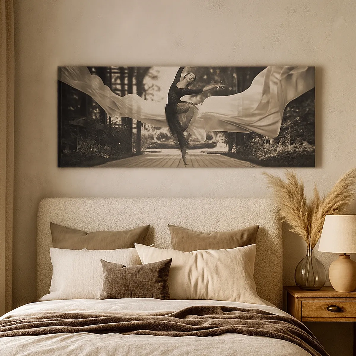 Canvas picture - Dance of the Garden Spirit - 30x30 cm