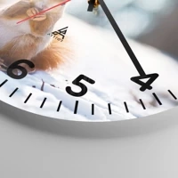 Clock face with numbers