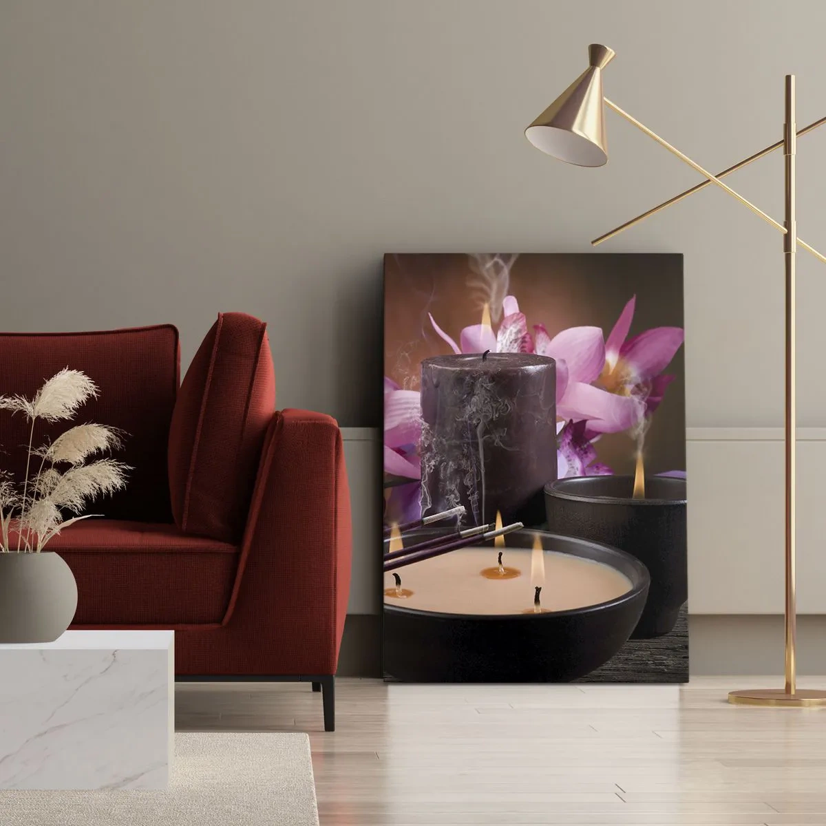 Canvas picture - Clear the Mind, Calm the Body - 65x120 cm