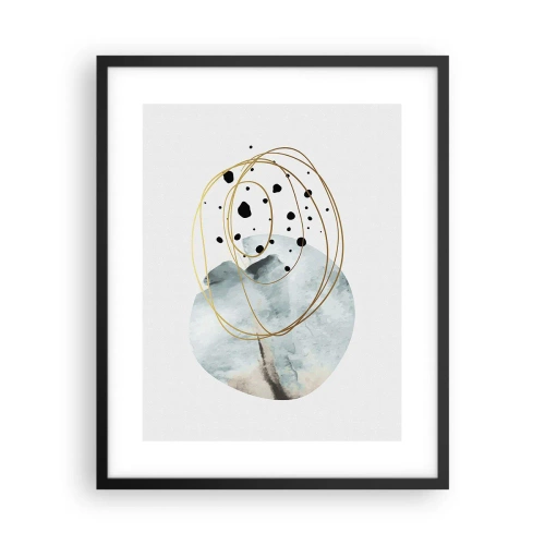 Poster in black frame - In the Embrace of Space - 40x50 cm