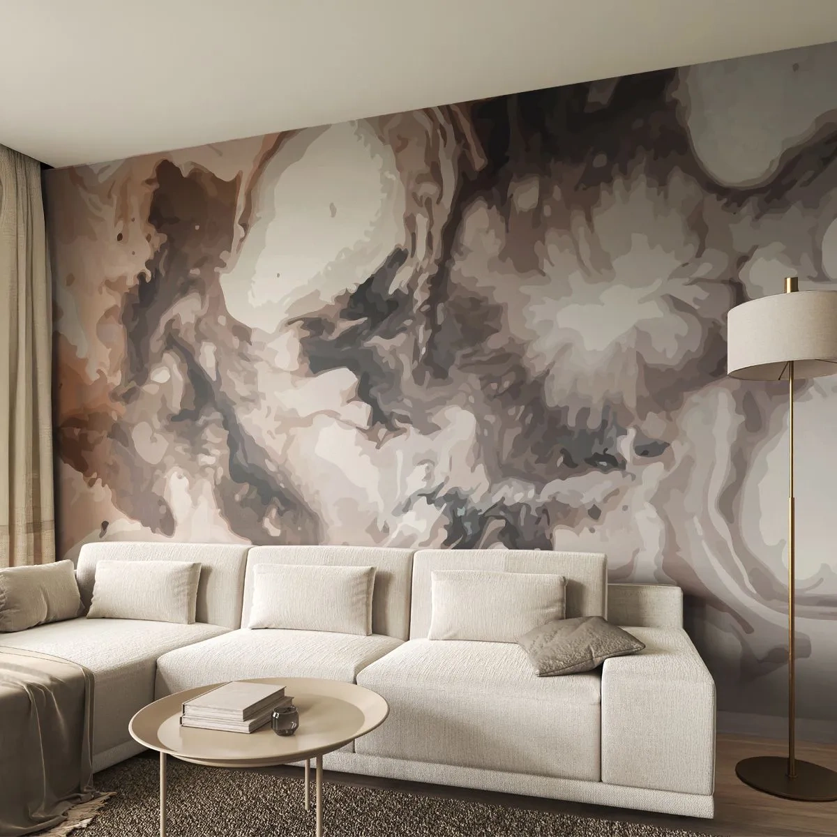 Photo Wallpaper Standard Eco - Birth of the Galaxy - Abstraction, Piece, Modern Pattern - 250x175 cm