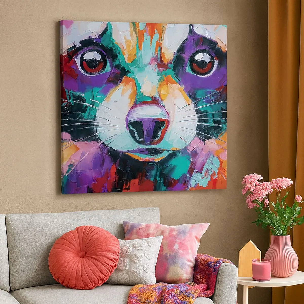 Canvas picture - Only Good Emotions - 30x30 cm