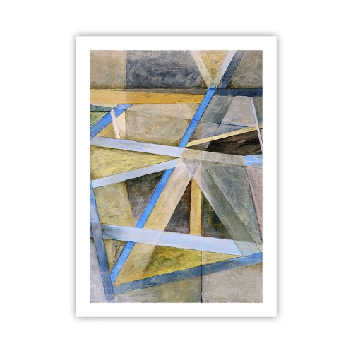 Poster - Straight Or Slanted? - 50x70 cm