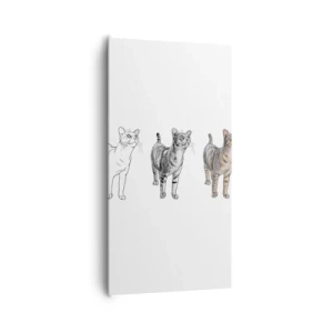 Canvas picture - Drawing Lesson - 65x120 cm