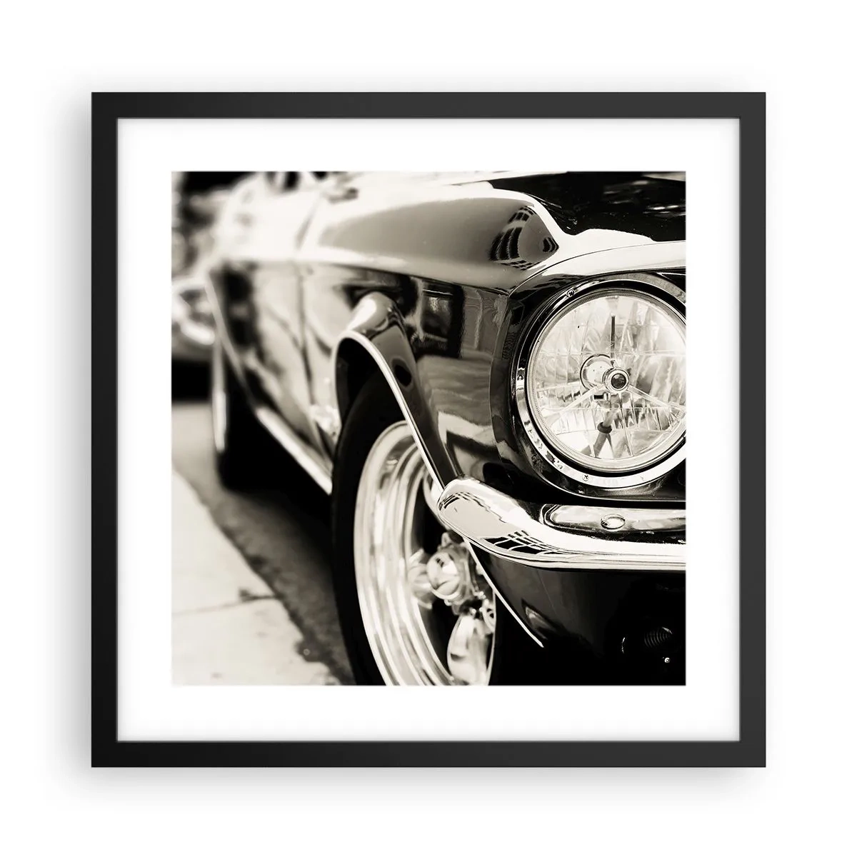 Poster in black frame - Lasting Shine - 40x40 cm