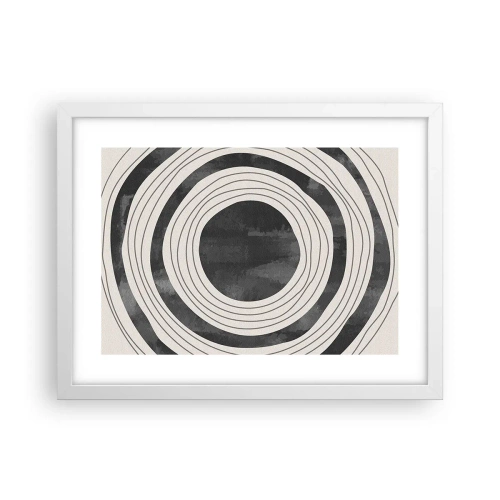 Poster in white frmae - Heart of the Matter - 40x30 cm