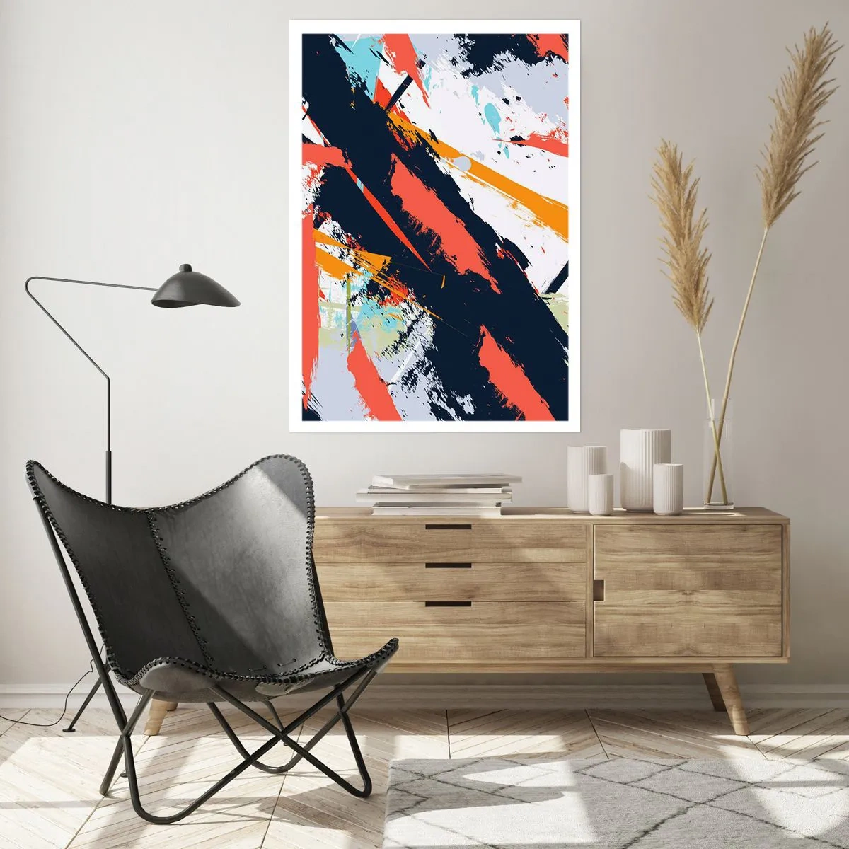 Poster - Dynamic Composition - 30x40 cm