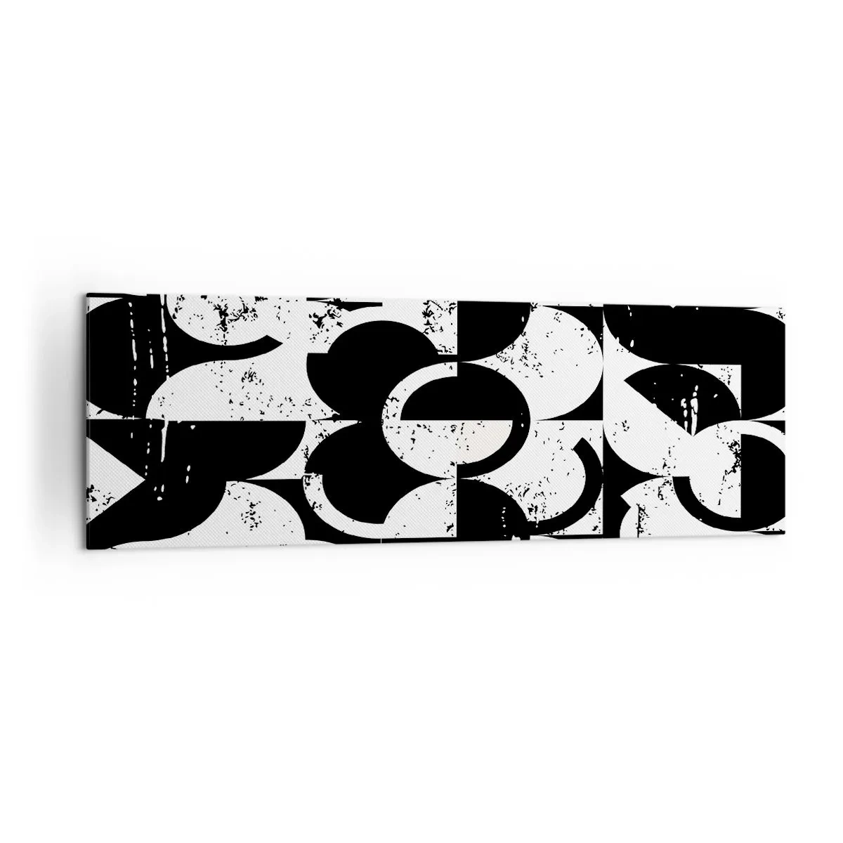 Canvas picture - White Is White and Black Is Black - 160x50 cm