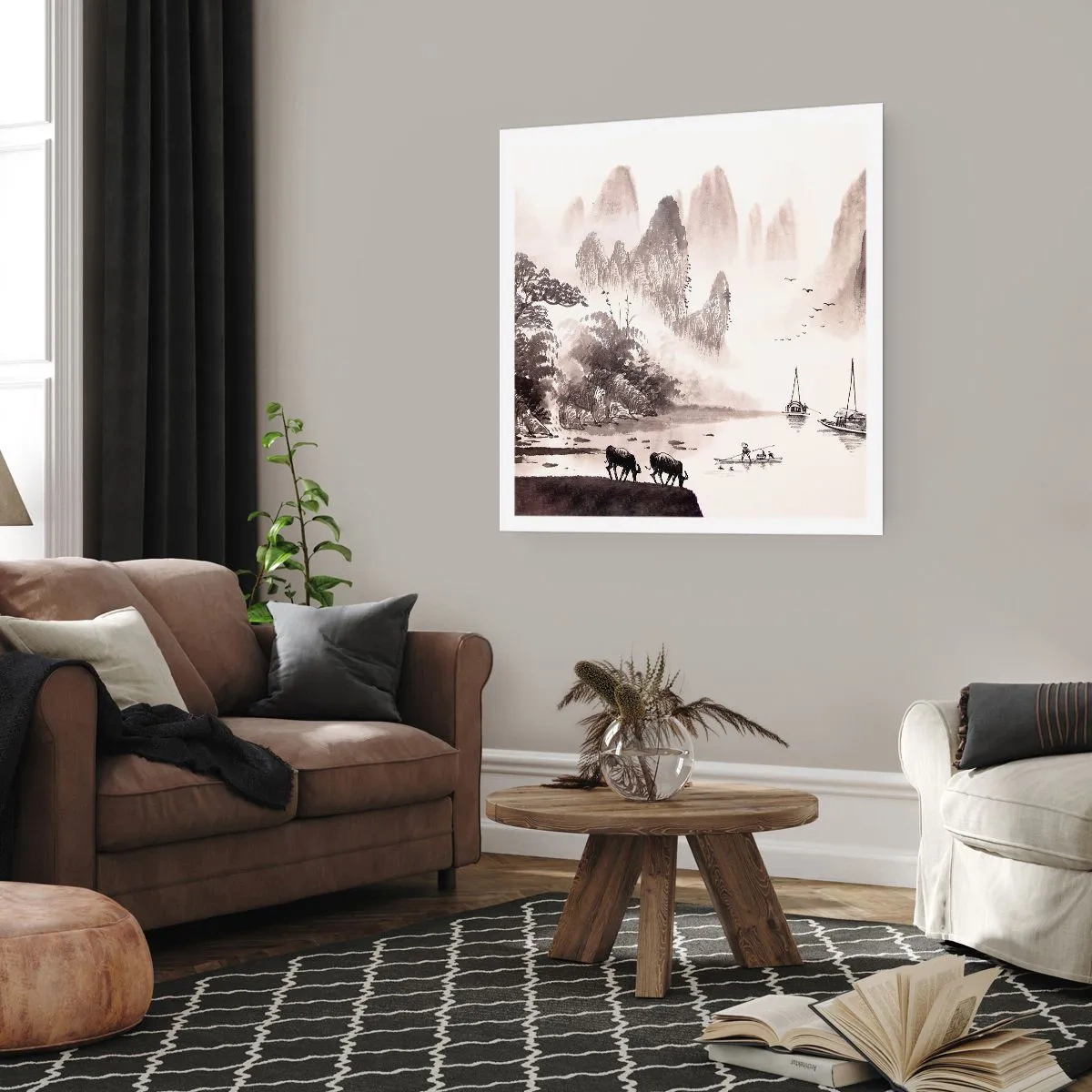 Poster - Everyday Life in the East - 60x60 cm