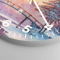 Clock face with numbers