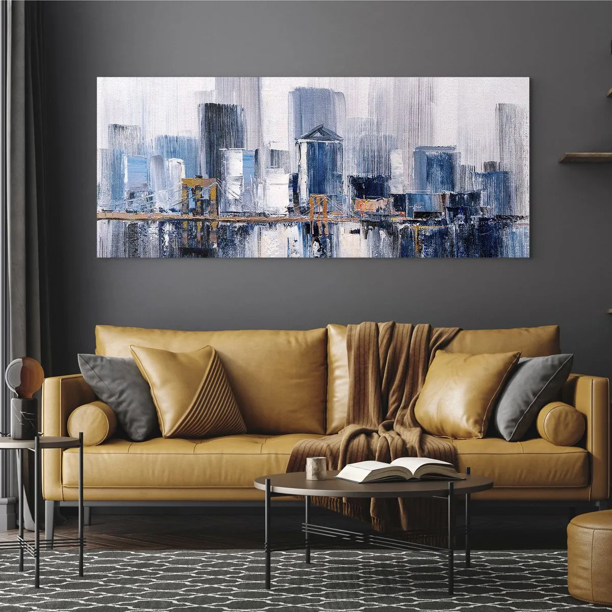 Glass picture - New York Impression - 120x50 cm