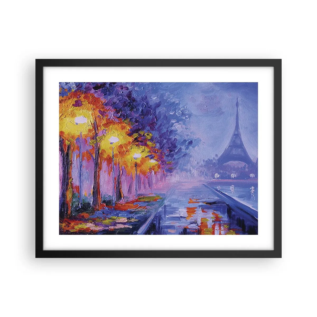 Poster in black frame - Dreamed Walk - 50x40 cm