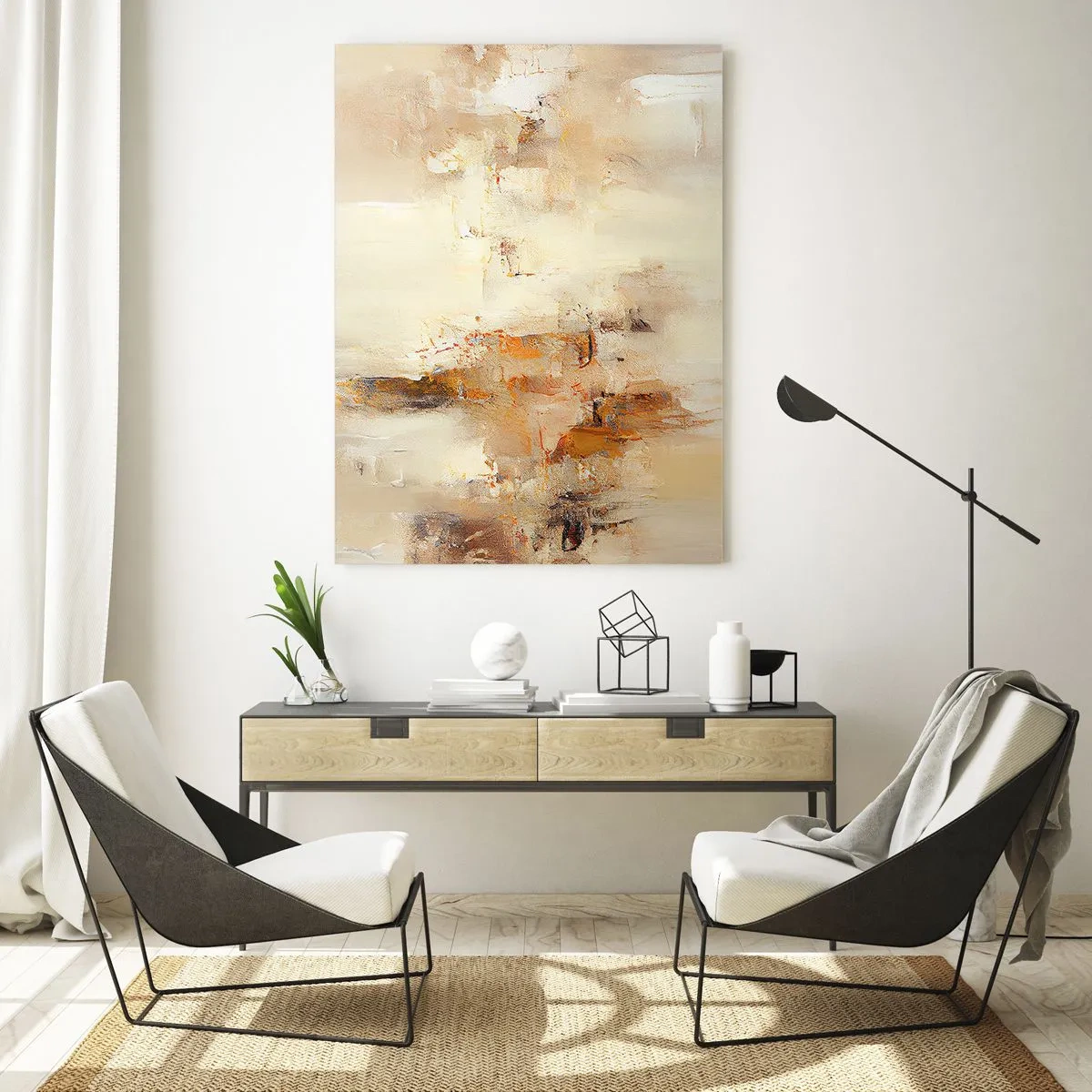 Glass picture - Soul of Amber - 50x70 cm