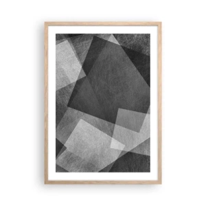 Poster in light oak frame - Eternal Symbol of Durability and Order - 50x70 cm