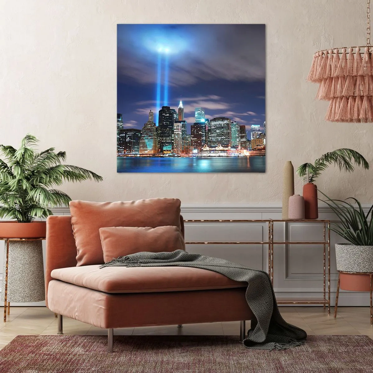 Canvas picture - Reaching Sky with Light - 30x30 cm