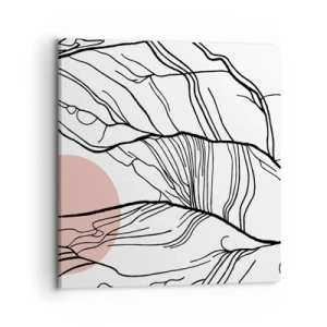 Canvas picture - In a Web of Twigs - 70x70 cm