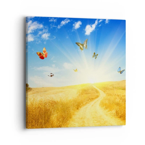 Canvas picture - How Can You Not Love the Summer? - 40x40 cm