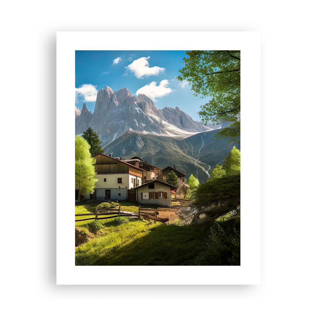 Poster - Alpine Idyll - 40x50 cm