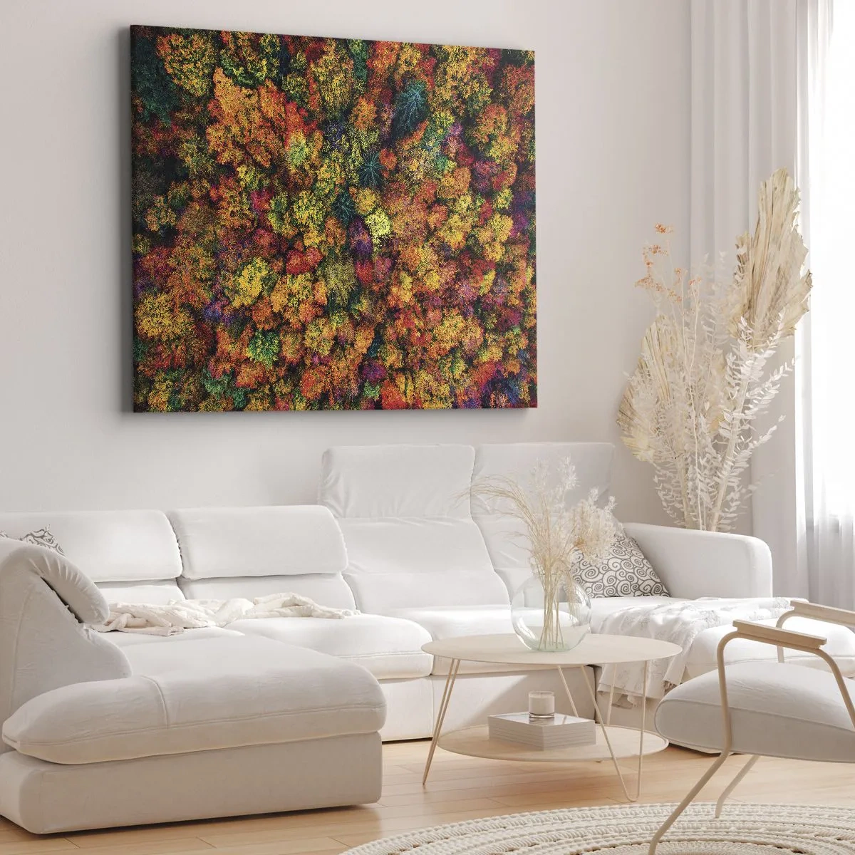 Canvas picture - Bouquet of Autumn Flowers - 120x80 cm