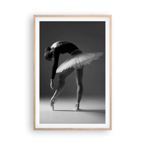 Poster in light oak frame - Belle Ballet Dancer - 61x91 cm