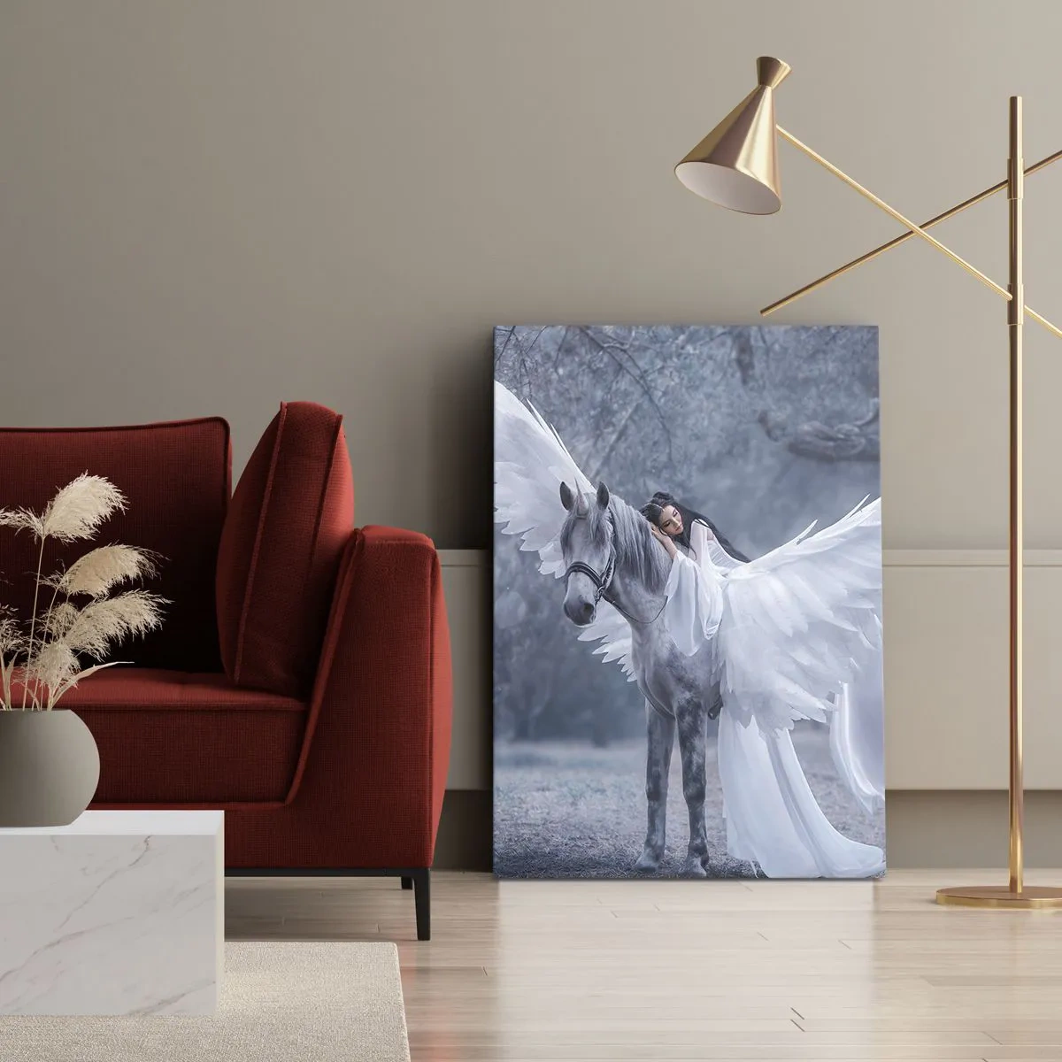 Canvas picture - Inspired Moment - 55x100 cm