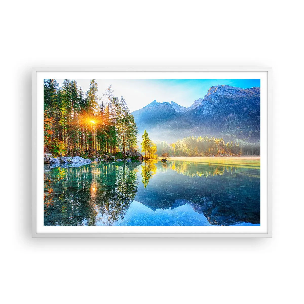 Poster in white frmae - Majesty and Sweetness - 100x70 cm