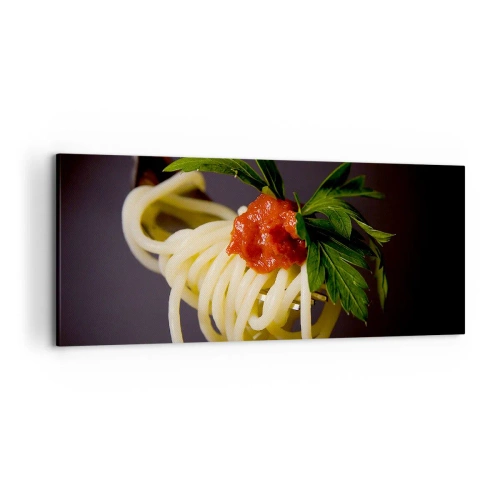 Canvas picture - Tasty Bite - 120x50 cm