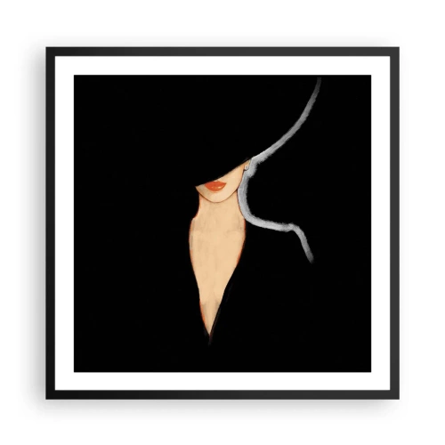 Poster in black frame - Elegance and Style - 60x60 cm
