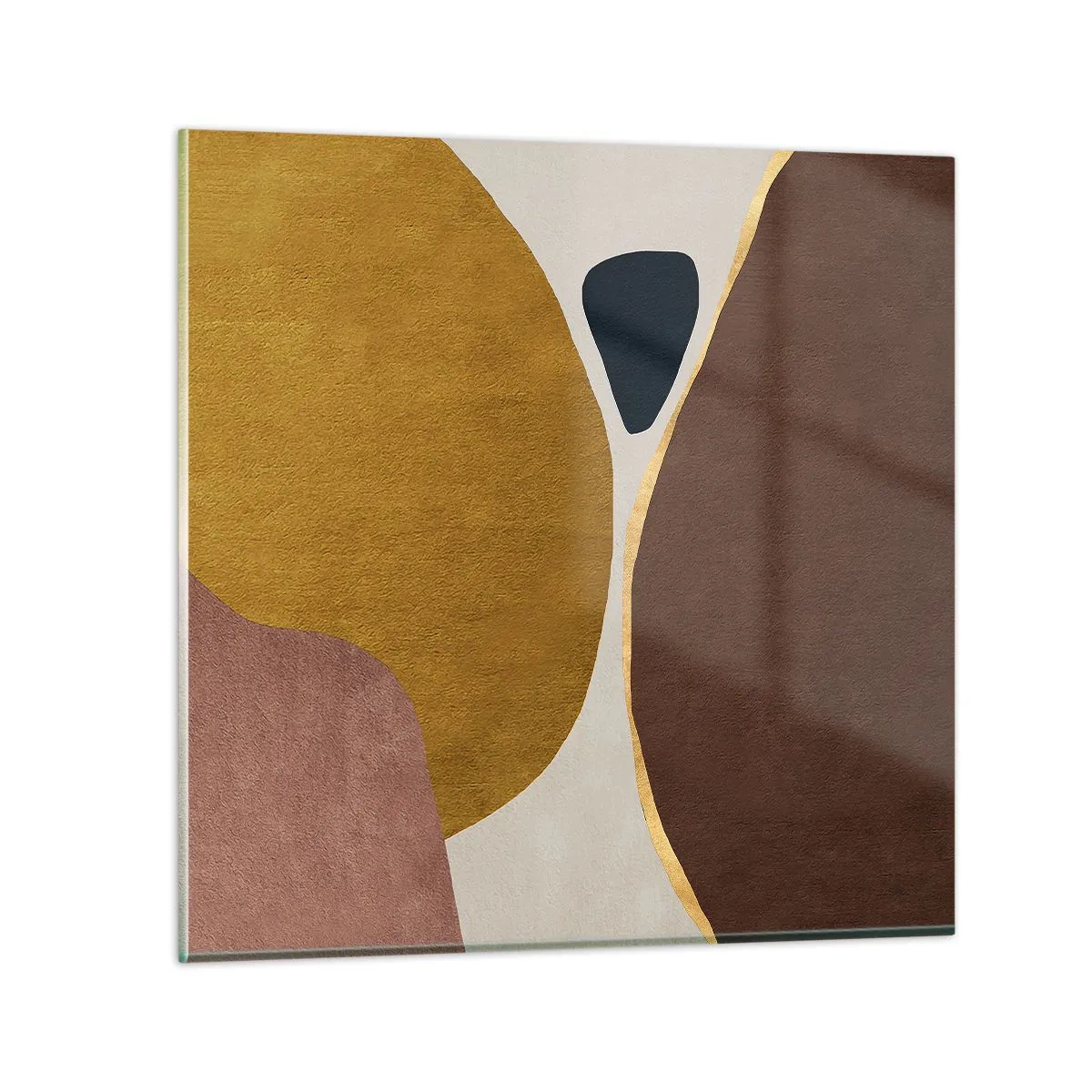 Glass picture - Abstract - Place in sSace - 60x60 cm