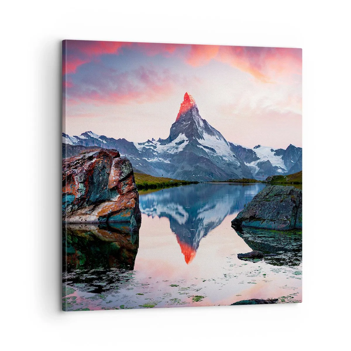 Canvas picture - Heart of the Mountains Is Hot - 60x60 cm